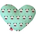 Mirage Pet Products Happy Pandas 6 in. Stuffing Free Heart Dog Toy 1239-SFTYHT6